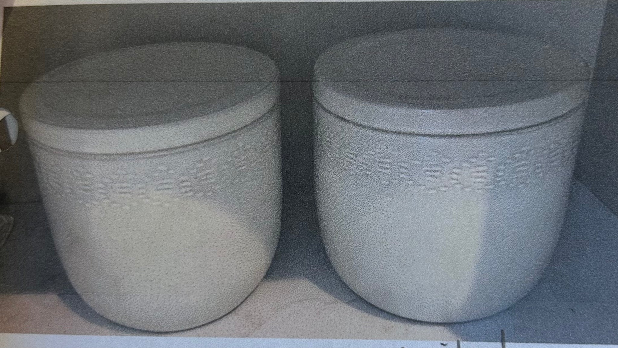 Ceramic storage containers