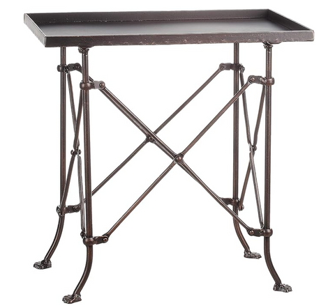Creative co-op square metal table