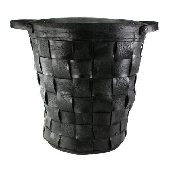 Reclaimed Tire Basket - Natural Rubber