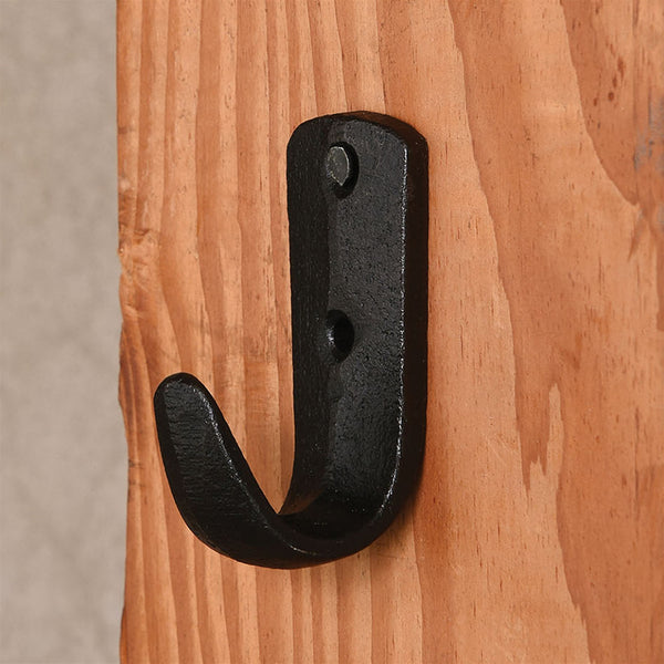 Large Black Cabin Wall Hook