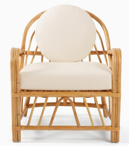 Woven Rattan Accent Chair