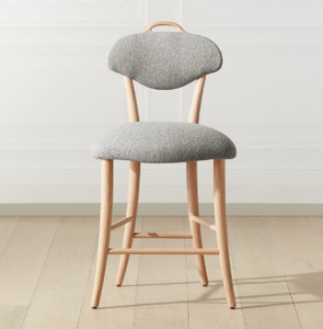 Gray counter stool chairs